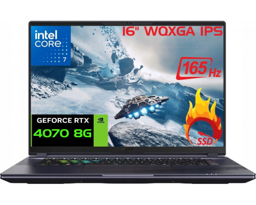 Laptop Gigabyte Gigabyte AORUS 16X ASG 2024 - i7-14650HX | 16"-165Hz | 16GB | 1TB + 1TB | W11H | RTX 4070