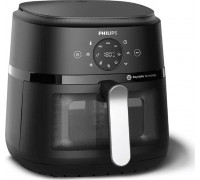 Philips Philips NA231/00 Airfryer, 1700 W, Pan volume 6.2 L, Black, Silver | Philips Airfryer | NA231/00 | Power 1700 W | Capacity 6.2 L | Black/Silver one size