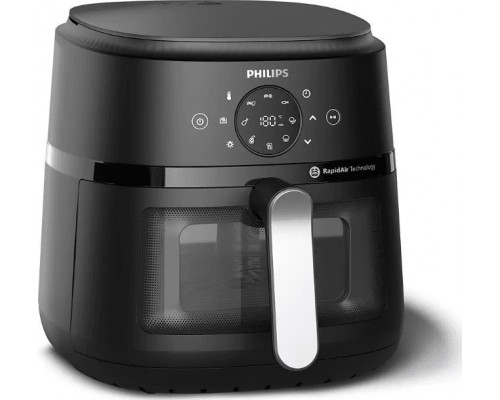 Philips Philips NA231/00 Airfryer, 1700 W, Pan volume 6.2 L, Black, Silver | Philips Airfryer | NA231/00 | Power 1700 W | Capacity 6.2 L | Black/Silver one size