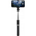 Selfie nūjiņa Crong SelfieGo Kompakta pašportreta nūjiņa Bluetooth tripods (20-101cm)