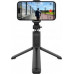 Selfie nūjiņa Crong SelfieGo Kompakta pašportreta nūjiņa Bluetooth tripods (20-101cm)