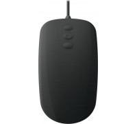 Cherry CHERRY Mouse AK-PMH3 Medical 3-Button Scroll corded sealed black IP68 kabelgebunden, 3-Button-Scroll-Steuerung, IP68