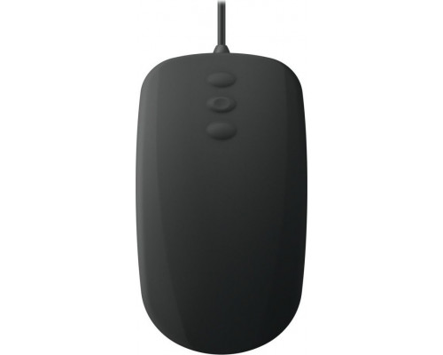 Cherry CHERRY Mouse AK-PMH3 Medical 3-Button Scroll corded sealed black IP68 kabelgebunden, 3-Button-Scroll-Steuerung, IP68