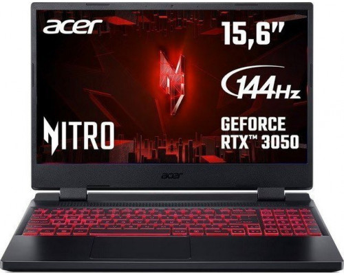 Laptop Acer Laptop Notebook Gaming Acer Nitro 5 AN515-58-72EP i7-12650H/15.6FHD IPS 144Hz/16GB/512GB/RTX 3050 4GB/NoOS/Black