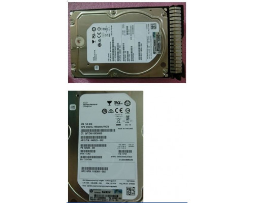 HP 2TB SAS 12G 7.2K LFF SC DS