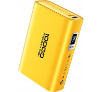 Wekome WEKOME WP-381 Tint Series - Power bank 10000 mAh Super Fast Charging USB-C PD 20W + USB-A QC3.0 22.5W (Yellow)