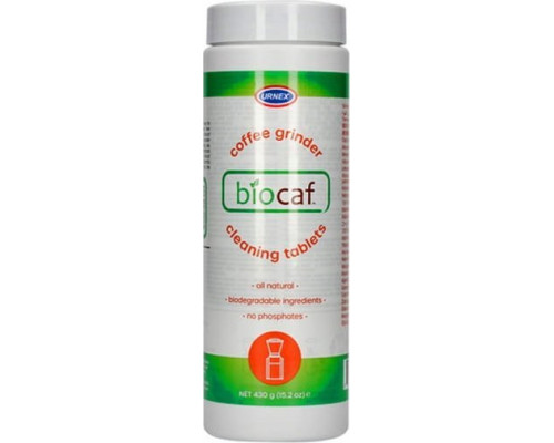 Urnex Biocaf coffee grinder cleaning tablets 430g
