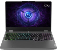 Laptop Lenovo Žaidimų kompiuteris Lenovo LOQ 15.6" Full HD IPS 144Hz G-SYNC / Intel Core i5-13450HX iki 4.6Ghz / 12Gb DDR5 RAM / 1Tb SSD PCIe diskas / GeForce RTX 4060 8Gb / AI Chip LA1 / HDMI / WiFi AX / šviečianti klaviatūra