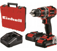 Einhell Einhell Cordless Drill TE-CD 18/50 Li BL, 18V (red/black, 2x Li-Ion battery 2.0Ah)