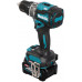 Makita Makita Cordless impact drill HP001GD201 XGT, 40V (blue/black, 2x Li-Ion XGT battery 2.5Ah, MAKPAC)