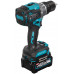 Makita Makita Cordless impact drill HP001GD201 XGT, 40V (blue/black, 2x Li-Ion XGT battery 2.5Ah, MAKPAC)