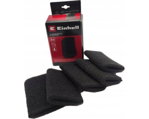 Einhell Einhell foam filter 2351135, 10 liters, 5 pieces (for wet / dry vacuum cleaner TE-VC 18/10 Li)