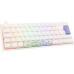 Ducky Ducky One 2 Pro Mini White Edition Gaming Tastatur, RGB LED - Cherry Silent Red