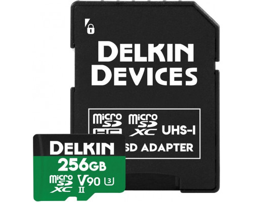 SD  Delkin Power 2000x MicroSDXC 256 GB UHS-II/U3 V90 (DDMSDG2000256)