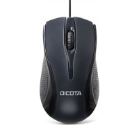 Dicota DICOTA - Maus - rechts- und linkshandig - Laser - 3 Tasten - kabelgebunden - USB - Schwarz