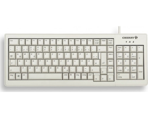 Cherry CHERRY XS G84-5200 klawiatura USB + PS/2 QWERTY Angielski Szary