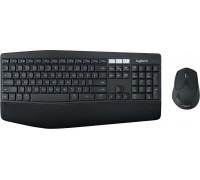 TRITON Logitech MK850 Performance Wireless Keyboard and Mouse Combo klawiatura Dołączona myszka RF Wireless + Bluetooth Hebrajski Czarny, Biały