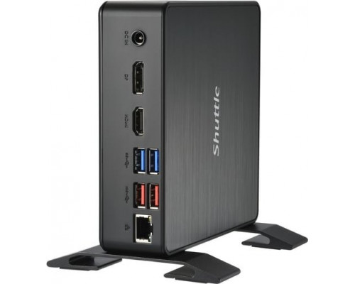 Komputer Shuttle Shuttle NC40U3 komputer typu barebone 0.84L sized PC Black i3-1215U Intel SoC