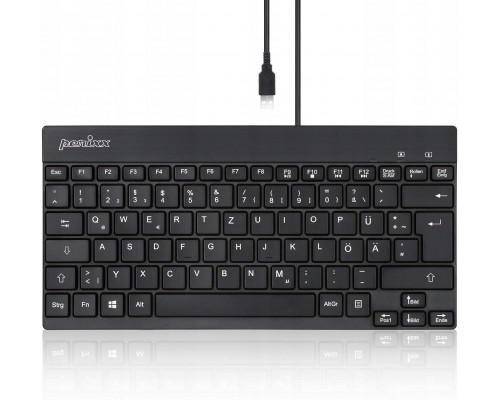 Perixx Perixx PERIBOARD-426, DE, wired, USB Mini Keyboard with flat keys