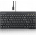 Perixx Perixx PERIBOARD-426, DE, wired, USB Mini Keyboard with flat keys