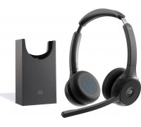 Cisco Cisco Headset 722 - Headset - On-Ear - Bluetooth - kabellos - Carbon Black - mit Ladestation - Cisco Webex Certified