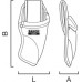 Bahco Kabura na nóż składany 105x35 mm BAHCO