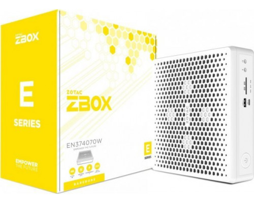 Komputer Zotac ZOTAC ZBOX-EN374070W-BE SFF Barebone Intel Core�i7-13700HX RTX4070 2xDDR5 SODIMM SLOT M.2 SSD SLOT WIFI BT DUAL2.5G LAN EU+UK PLG WH