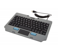Gamber-Johnson Gamber-Johnson 7160-1449-00 klawiatura do urządzeń mobilnych Czarny, Szary USB QWERTY US English