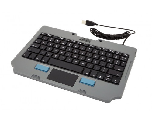 Gamber-Johnson Gamber-Johnson 7160-1449-00 klawiatura do urządzeń mobilnych Czarny, Szary USB QWERTY US English