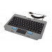 Gamber-Johnson Gamber-Johnson 7160-1449-00 klawiatura do urządzeń mobilnych Czarny, Szary USB QWERTY US English