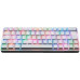 Fourze Fourze GK60 Gaming Keyboard, 60% White