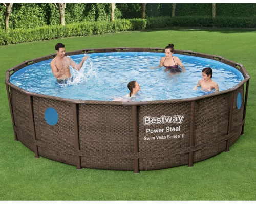 Bestway Bestway Swimming pool Power Steel with accessory kit, 488x122 cm