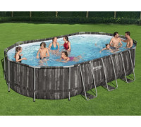 Bestway Bestway Swimming pool Power Steel with accessories, oval, 488x305x107 cm