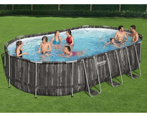 Bestway Bestway Swimming pool Power Steel with accessories, oval, 488x305x107 cm