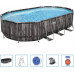 Bestway Bestway Swimming pool Power Steel with accessories, oval, 488x305x107 cm