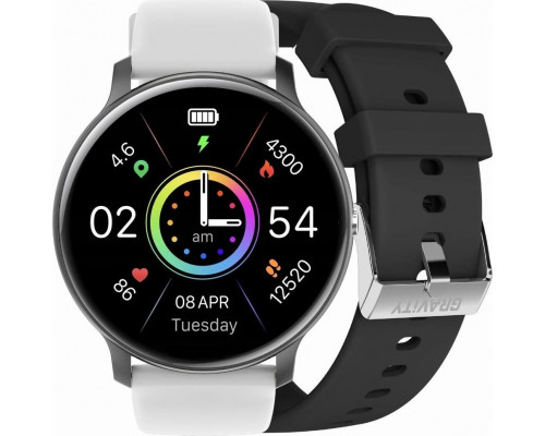 Smartwatch Gravity Zegarek SMARTWATCH - GT1-4 PRO BK/BK/WH