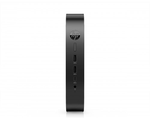 Komputer HP HP Elite t655 - Thin Client - SFF - 1 x Ryzen Embedded R2314 / 2.1 GHz - RAM 8 GB - Flash 32 GB - eMMC - Radeon Graphics - 1GbE, Bluetooth 5.2, Wi-Fi 6 - WLAN: 802.11a/b/g/n/ac/ax, Bluetooth 5.2 - HP ThinPro - Monitor: keiner - Tastatur: Deuts