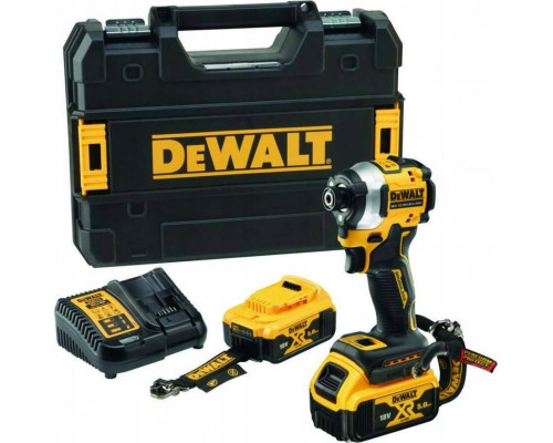 Dewalt DEWALT ZAKRĘTARKA UDAR.18V DCF850P2T 208Nm 2x5,0Ah TSTAK LANYARD READY