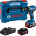 Bosch Professional Cordless screwdriver BOSCH Professional GSR, 18V-45, 2x3.0 Ah, torque 21-45 Nm, 13 mm g