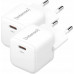 Intenso Intenso Power Adapter 30W, USB-C 2er Pack