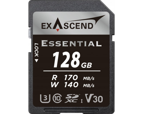 SD  ExAscend SD  pamięci ExAscend Essential UHS-I V30 128GB