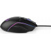 Nedis GMWD510BK Prawa strona USB Typu-A Optyczny 7200 DPI