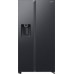 Samsung SAMSUNG RS64DG5303B1EF, Side-by-Side (stainless steel (dark)/silver, AI Energy Mode, All-round Cooling, water tank)