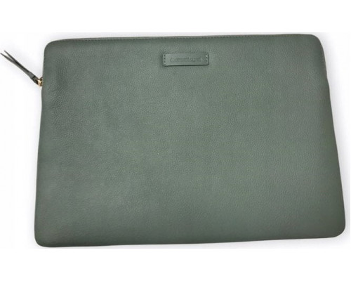 dbramante Paris - Pebbled full-grain leather sleeve for MacBook Pro/Air 13" - Greenbay