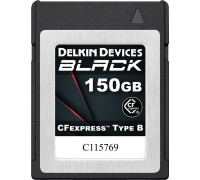 SD  Delkin CFexpress Typ B 150GB G3 Czarny (DCFXBBLK150)