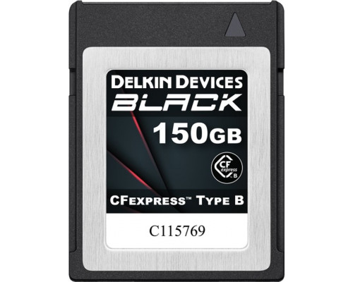 SD  Delkin CFexpress Typ B 150GB G3 Czarny (DCFXBBLK150)