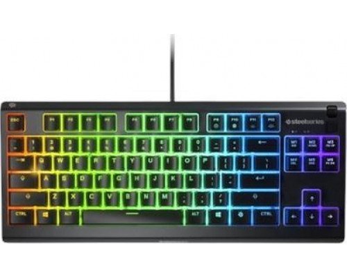 SteelSeries Seria SteelSeries | do gier | Apex 3 bez klawiatury numerycznej | | do gier | Przewodowe | Światło LED RGB | NORD | Ciche przełączniki