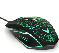 Varr VARR MYSZ MOUSE GAMING 800/1200/1600/2400 DPI LED BLACK [45660] TE