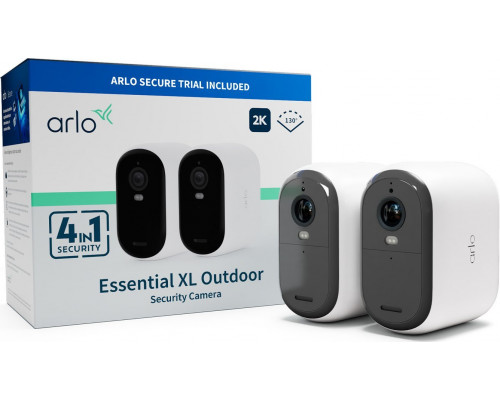 Arlo ARLO ESSENTIAL 2 XL 2K Outdoor Camera 2pack