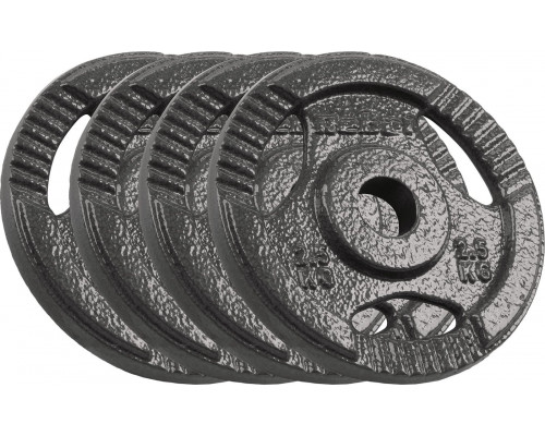 Rebel Čugura svaru komplekts 4x2.5kg, 31mm caurums, disks ar rokturi, REBEL ACTIVE  